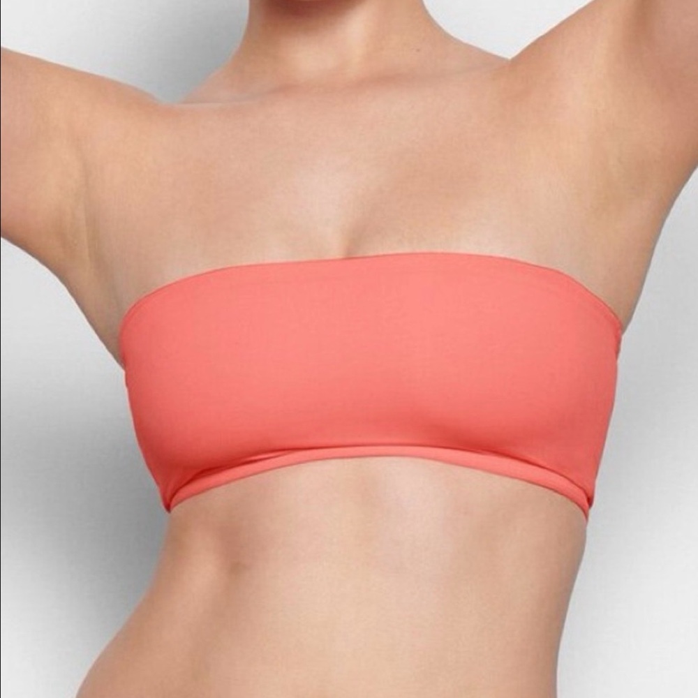 SKIMS Vibrant Pink Bandeau Top